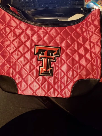 TEXAS TECH RED RAIDERS -NCAA Quilted Hobo Pink Purse by ProFanity Little Earth Cover