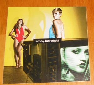 Moby Last Night Sticker Original Promo (square) 3.5x3.5 - Picture 1 of 2