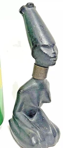 Apribottiglie vintage stile Hagenauer nudo nubiano esotico donna africana ottone nero - Foto 1 di 6