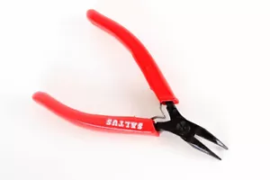 SALTUS Spitzzange gebogen 110 mm Montagezange Feinmechanik Zange Greifzange - Bild 1 von 1