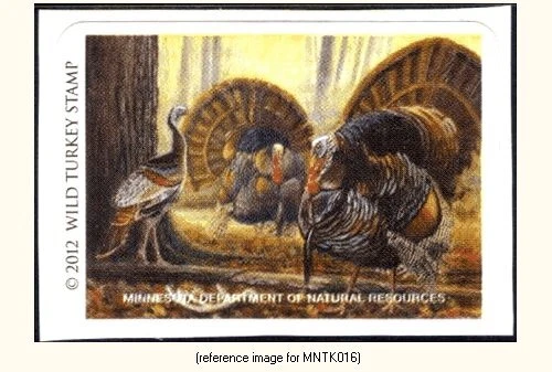 D2K Minnesota Wild Turkey Stamp 2012 ($7.50) - Image 1 of 1