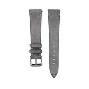 Bracelet en Cuir En Gris Clair De Jelsdal - 18 MM, 20 MM - Ersatz-Armband - Picture 1 of 4