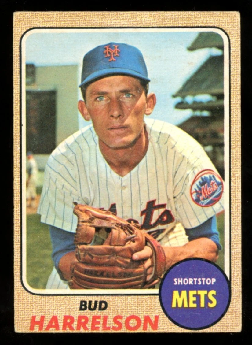 1968 TOPPS OPC O PEE CHEE BASEBALL #132 Bud Harrelson EX+ N Y New York Mets Card