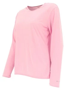 COLUMBIA WOMEN'S ADVENTURE TECH 365 SILK WEIGHT LS CREW THERMAL SHIRT TOP M - Picture 1 of 3