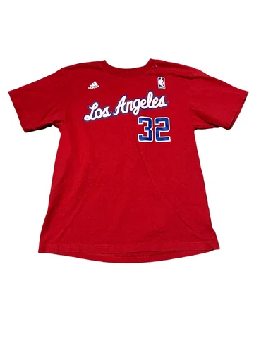 Adidas Children Red T Shirt Los Angeles Clippers Blake Griffin #32 Size Large Cover