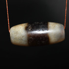 Genuine Ancient Indo Tibetan Single Stripe Chung Dzi Agate Stone Bead