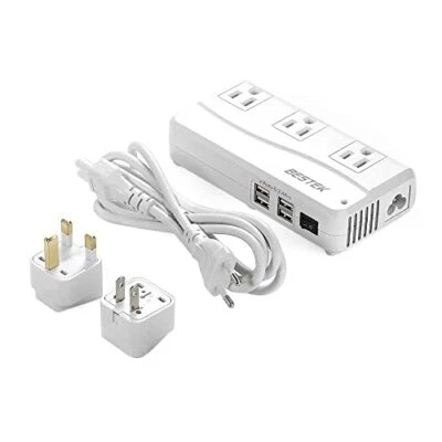 BESTEK MRJ201GU-WH Travel Accessories Converter 90V - 240V to 100V transformer - Image 1 of 4