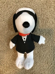 Peanuts Snoopy Plush Toy Secret Agent Bean Stuffed Animal Peanuts Gang - Picture 1 of 3