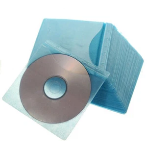 100x CD/Dvd Bluray Music Paper Sleeves Sleeve Double Side Goff Covers I5J1 - Photo 1/8