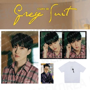 EXO SUHO Grey Suit SM TOWN Official MD A4 Photo / 4X6 Photo Set / Film Set / etc - Picture 1 of 22