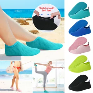 Herren Damen Wasserschuhe Schwimmschuhe Aquaschuhe Badeschuhe❤Tauchen Socken DHL - Bild 1 von 16