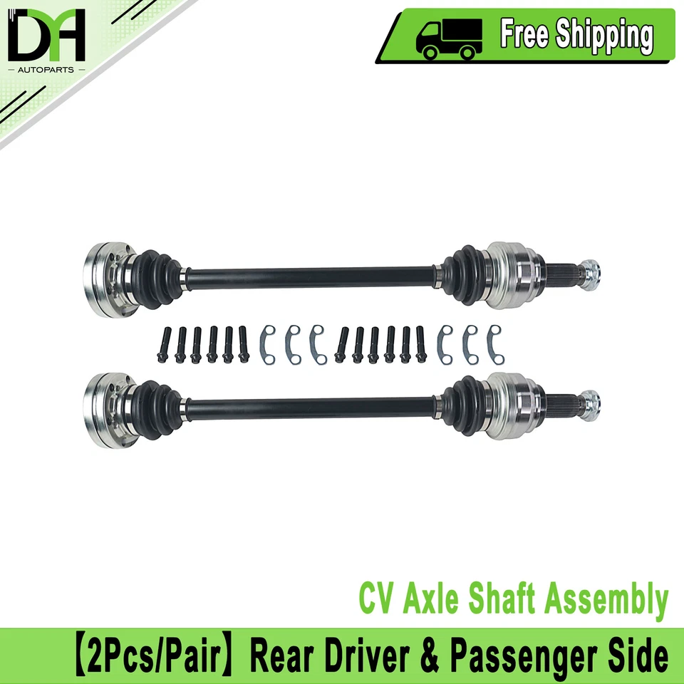 2x Rear CV Axle Shaft Assembly For BMW 328xi 135i 328i 335i 525i  2004-2013 Foto 1 de 4