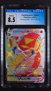 Shiny Centiskorch VMAX SV109/SV122 Shining Fates NM/Mint+ CGC 8.5 Pokemon 2021 - Picture 1 of 2
