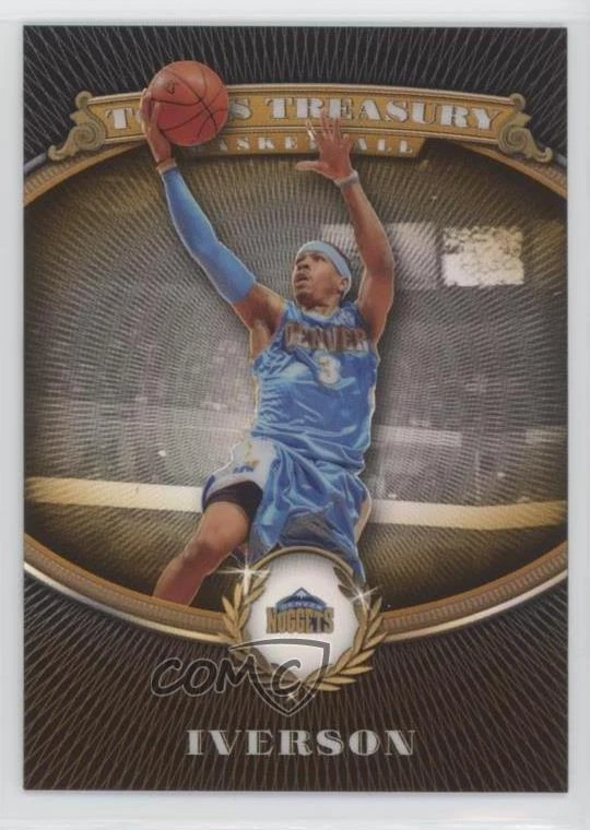 2008-09 Topps Treasury Bronze Refractor /999 Allen Iverson #30 HOF