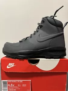 Botas Nike Manoa Cuero GS ACG Gris Oscuro Niños Talla 4.5Y 472648-002 Nuevas en Caja Niños Grandes - Imagen 1 de 5