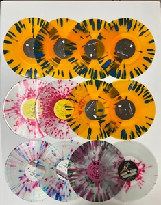 Lot of (12) - 12" Assorted Colored Vinyl Records For Crafts w/ Free Shipping - Picture 1 of 3