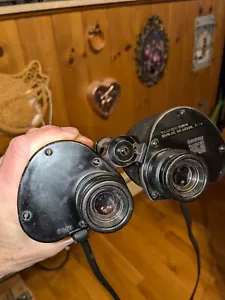 Bausch & Lomb USMC Mk-28 1944 (Contract Date) 7x,50 Binocular w/HOOD Strap - Picture 1 of 10