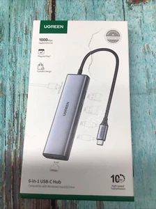 Hub USB-C 6 in 1 verde. - Foto 1 di 5