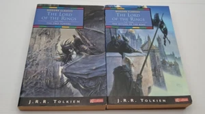 The Lord Of The Rings Part 2 and 3 Collins edition By J. R. R. Tolken. Paperbac - Picture 1 of 14