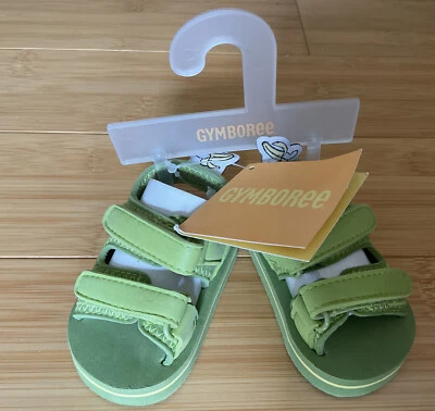 De Colección Gymboree Verde Go Bananas Bebé Niños Sandalias Zapatos Talla 01 Nuevo con Etiquetas Verano Playa Foto 1 de 4