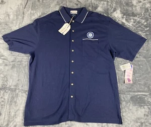 Neu Antigua Seattle Mariners MLB Knopfleiste Hemd Herren XL blau sportlich adrett - Bild 1 von 8