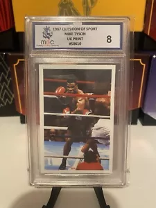 1987 A Question of Sport Mike Tyson Rookie Card - Graded MGC - 8 Iron Mike - Picture 1 of 4