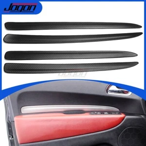 Matte Carbon Fiber 4-Door Panel Decor Trim Cover For Dodge Durango 2011 2012-23 - Picture 1 of 11