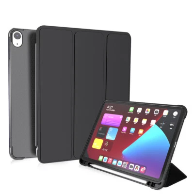 PU Smart Case Cover For iPad Air 4th 10.9 Pro 11.0 8th 10.2 With Pencil Holder - Image 1 of 4