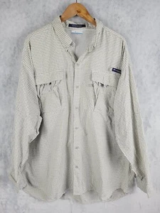 Columbia PFG camicia manica lunga con bottoni uomo tg 2XL ventilata Super Bahama - Foto 1 di 12