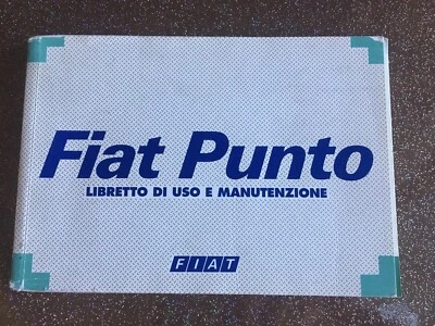 Libretto Uso E Manutenzione Fiat Punto Prima Serie 176 - Immagine 1 di 4