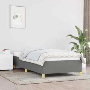Bed Frame Dark Gray 39.4"x79.9" Twin XL Fabric vidaXL - Picture 1 of 9