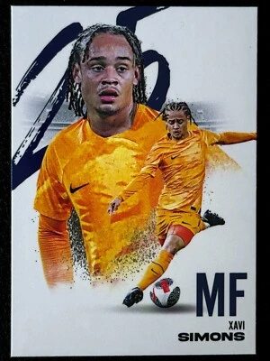 Futera 2024 FX World Football Netherlands Xavi Simons /10 Blue - Image 1 of 2