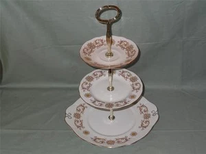 Duchess Crestwood Bone China 3-Tier Cake Plate Stand - Picture 1 of 1