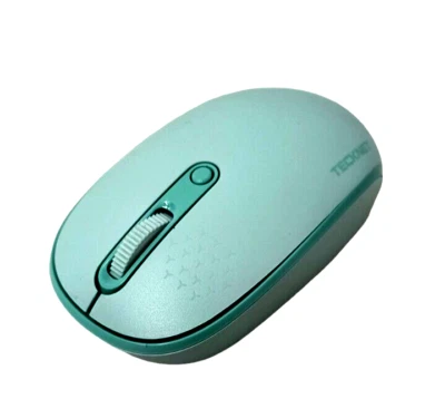 Tecknet Wireless Quite Mouse TK-MS006 Light Teal Beautiful New - Image 1 of 4