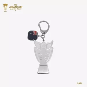 2D Trophy Keychain with Country Flag-AUSTRILIA - Picture 1 of 1