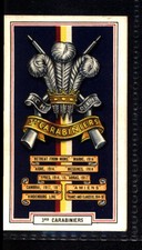 Gallaher Army Badges 1939 - 3rd Carabiniers No. 46