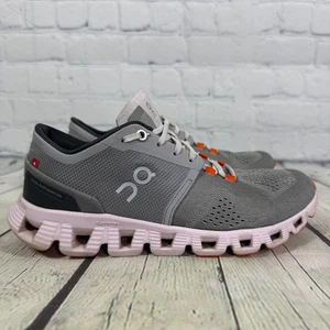 On Running Womens Size 6.5 Cloud X Gray Athletic Running Shoes Sneaker Gym - Picture 1 of 13