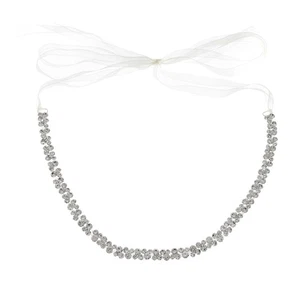 1pc Rhinestone Belt Rhinestone Waist Belt Wedding Dress Accessory ( ) - Foto 1 di 12