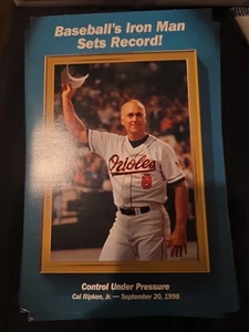 Cal Ripken Jr Prinivil Verkauf Werbung Sammlerstücke Sets Rekord Sportkarte - Bild 1 von 4
