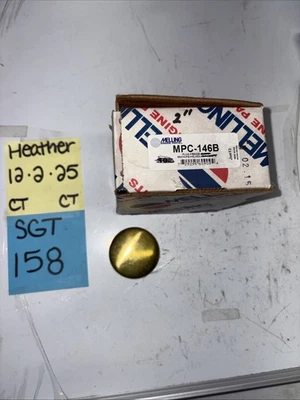 (1) Melling Engine Parts # MPC-146B Plug Freeze NOS OEM. Sold Individually Qty.1 - Image 1 of 4