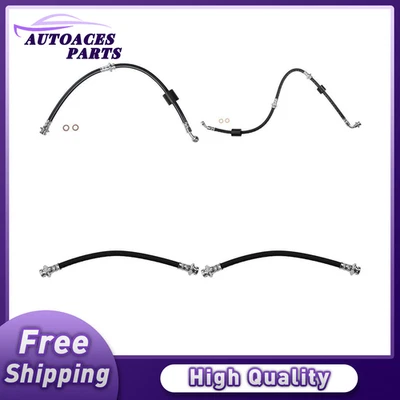4X Manguera de línea de freno delantero trasero Sunsong para Chevrolet Tracker 1989-1998 Foto 1 de 2