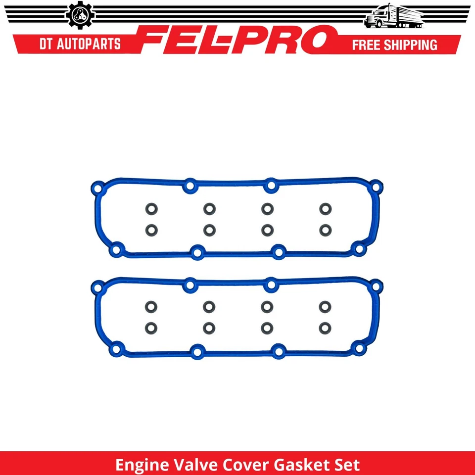 For 2007-2011 Jeep Wrangler 3.8L V6 Engine Valve Cover Gasket Set Fel-Pro 2008 - Image 1 of 1
