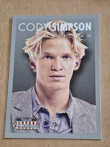 Tarjeta de cantante músico Cody Simpson Panini American 2015 #67 - Imagen 1 de 3