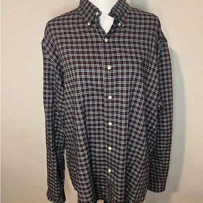 Ralph Lauren Mens Plaid Shirt Blue Red Check Casual Button Shirt Size XL - Image 1 of 4