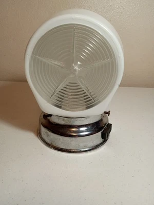 Aplique de pared Starburst de vidrio esmerilado - Vintage moderno de mediados de siglo - accesorio de baño Foto 1 de 4