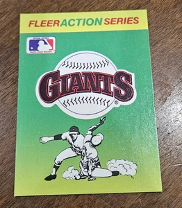 1990 Fleer Sticker San Francisco Giants - Picture 1 of 2