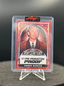 2024 Hoja Metal Pop Century Proof - BA-CB1 Corbin Bernsen Cristal Rojo 1/1 - Imagen 1 de 2