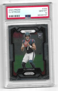 2023 PRIZM CJ STROUD PSA 10 ROOKIE RC #339 - Picture 1 of 1