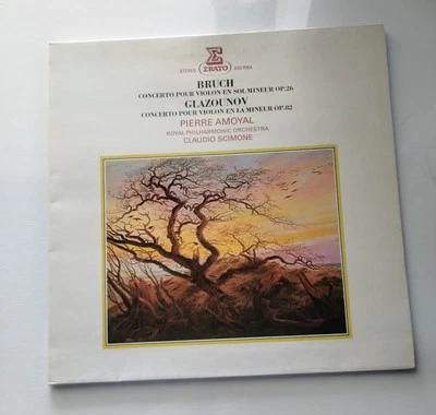 Bruch Glazounov Concertos for Violin Pierre Amoyal Royal Phil. Erato STU 71164 - Image 1 of 4