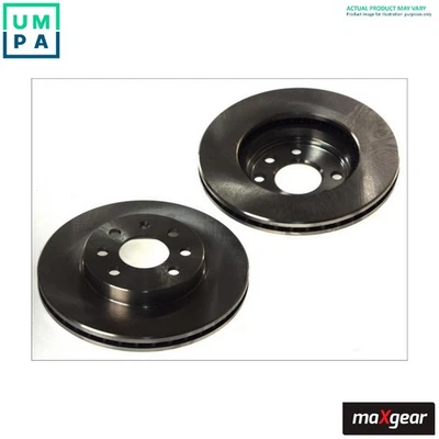 2x BRAKE DISC 19-1202 FOR OPEL ASTRA/G/Hatchback/Van/Delvan X12/Z12XE 1.2L 4cyl - Image 1 of 4